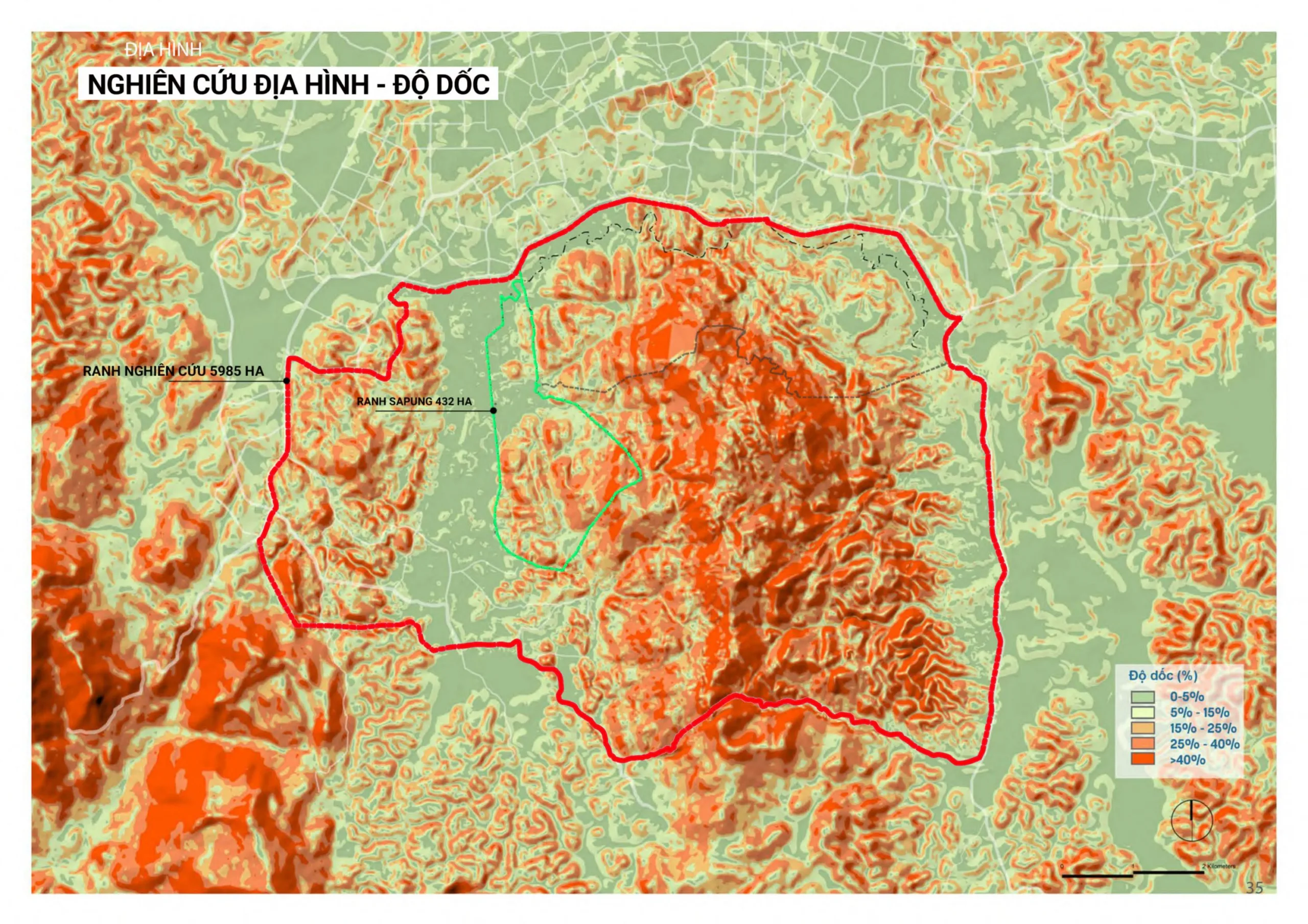 4 mức tính thích hợp: Không phát triển (đỏ) · Thấp (hồng) · Trung bình (vàng nhạt) · Cao (xanh lá) ·