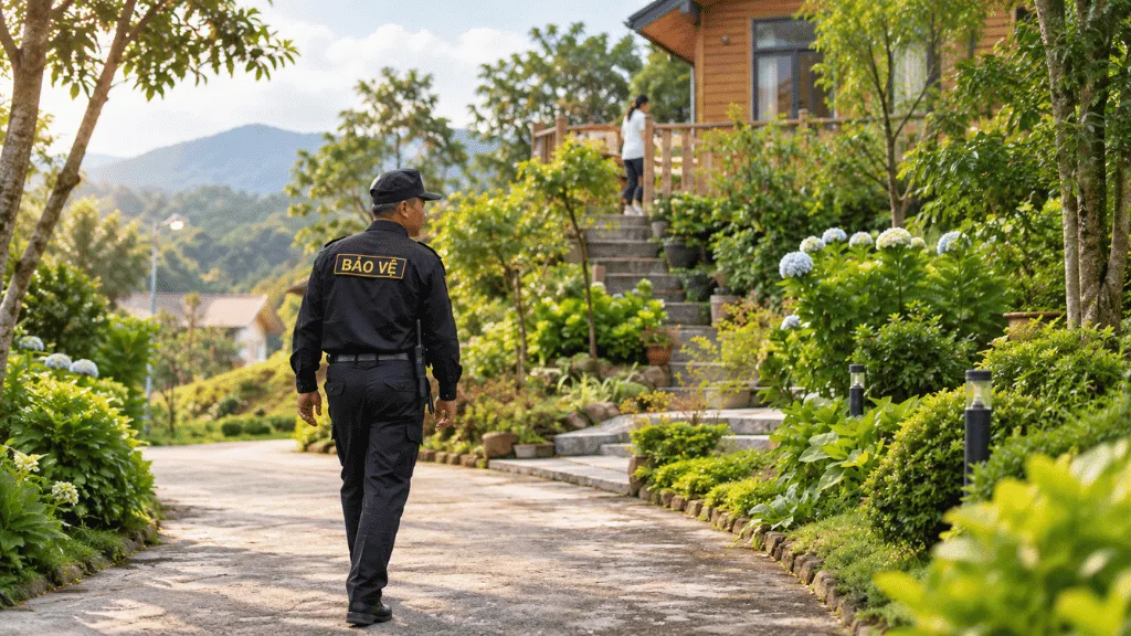 An ninh 24/7 — bảo vệ tài sản và sự riêng tư