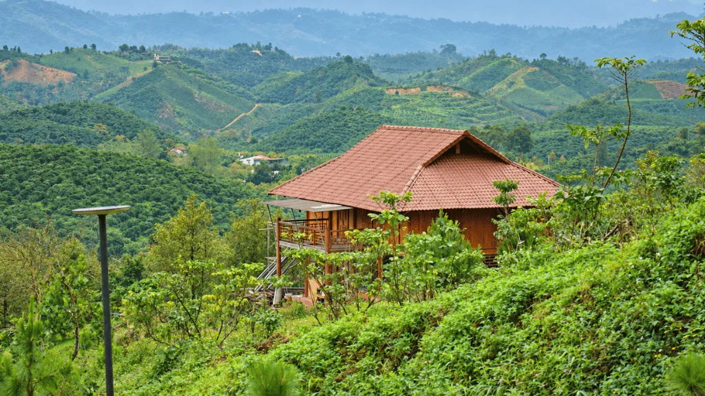 Bối cảnh và sự giao mùa vào những tháng cuối năm tại Vân Thôn