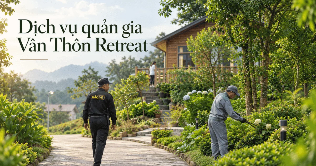 Dịch vụ quản gia Vân Thôn Retreat: Ngôi nhà bình yên kể cả khi bạn vắng mặt