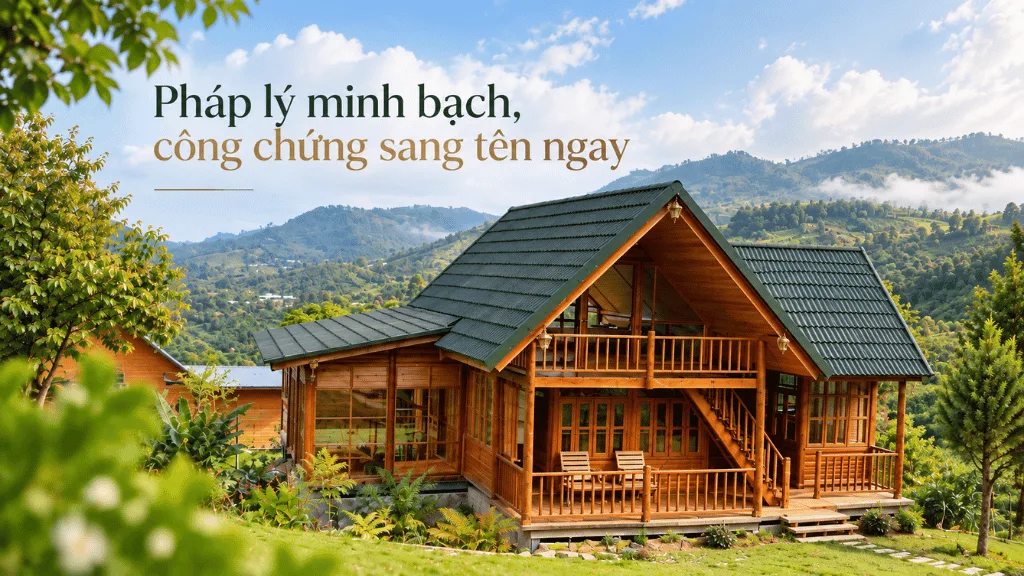 Pháp lý minh bạch, công chứng sang tên ngay