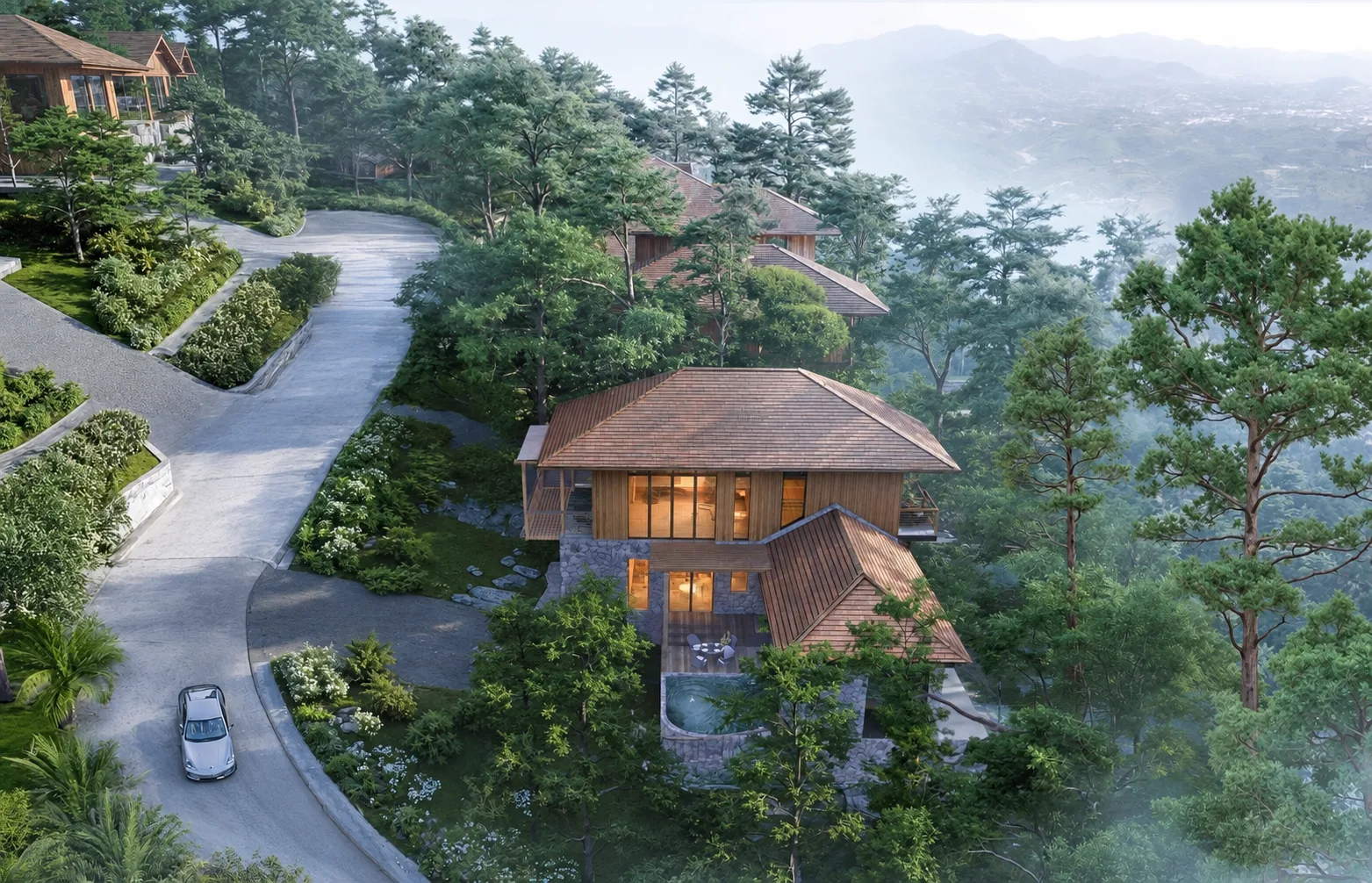 Quy hoạch đồng bộ khu Vân Thôn Cloud Bảo Lộc đường nội khu và cụm villa rừng thông