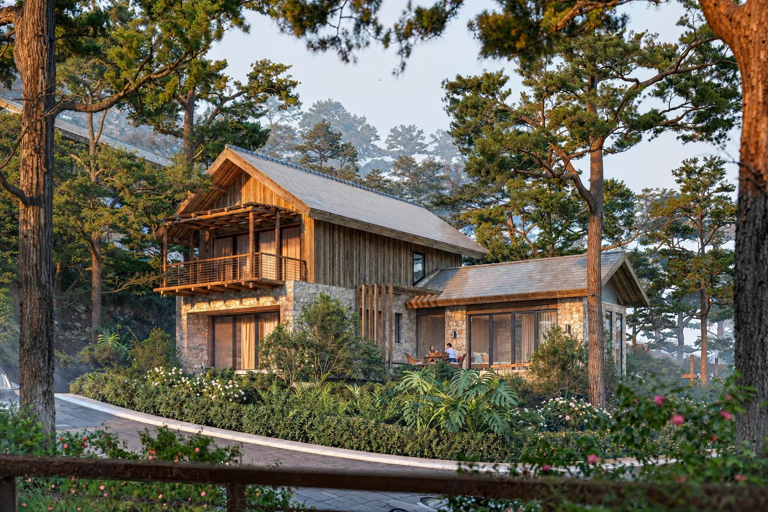 quy hoạch đồng bộ khu Vân Thôn Cloud Bảo Lộc đường nội khu và cụm villa rừng thông