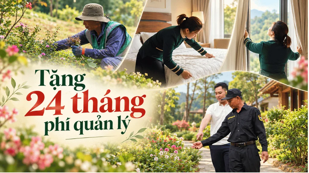 Tặng 24 tháng phí quản lý