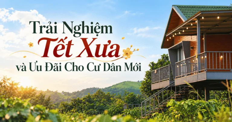 Trải nghiệm Tết xưa và ưu đãi cho cư dân mới