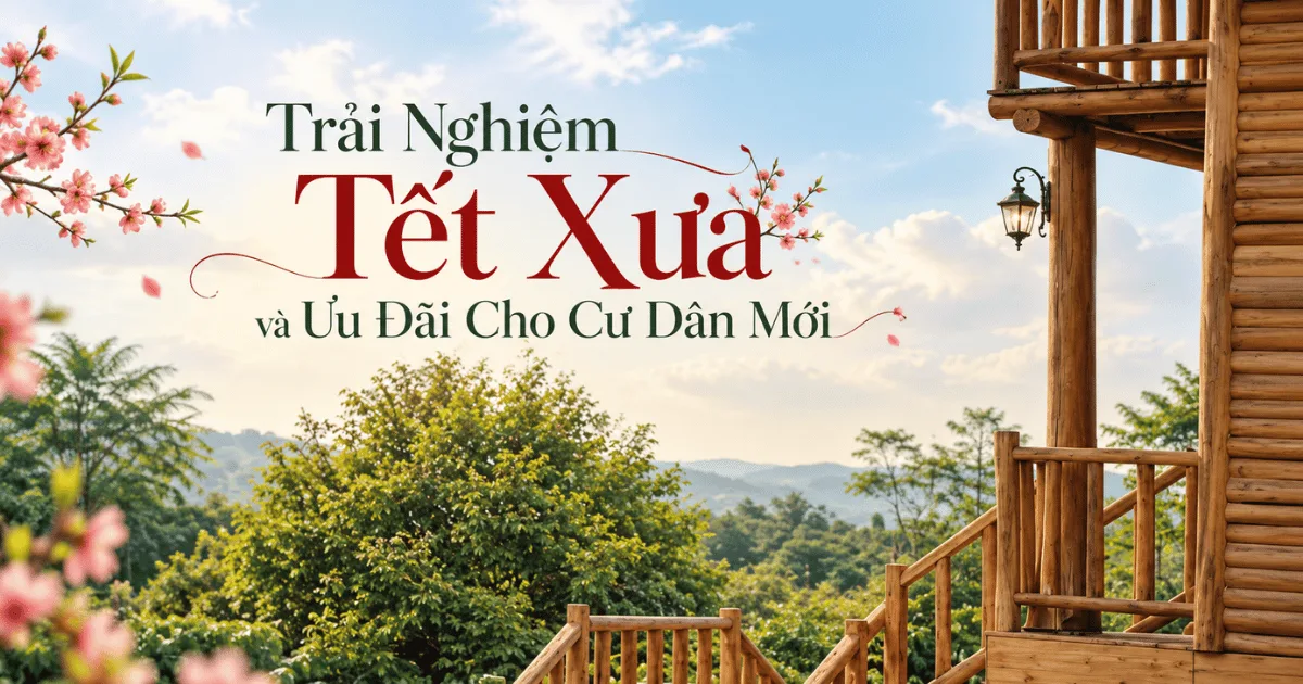 Trải nghiệm Tết xưa và ưu đãi cho cư dân mới